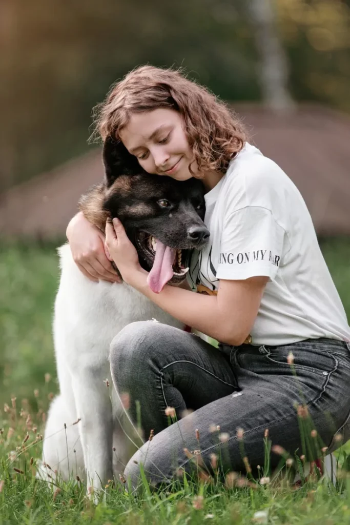 Lucy con su mascota